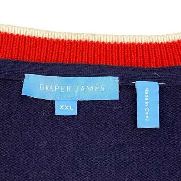 Tuckernuck Draper James Nassau Navy Sweater Mini Dress Size XXL Knit Preppy - Picture 2 of 9